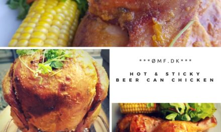 Hot & Sticky Beer can chicken