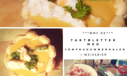 TartØLetter med jomfruhummerhaler i weissbier