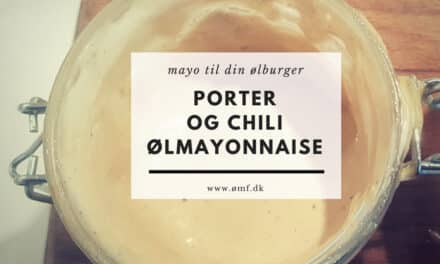 Porter og chili Ølmayonnaise