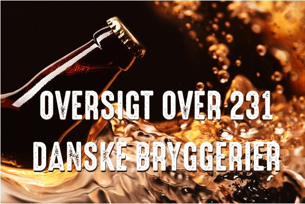 Oversigt over 231 Danske Bryggerier