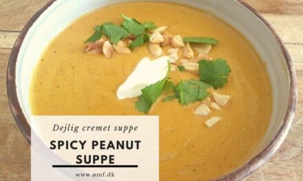 Spicy peanutsuppe