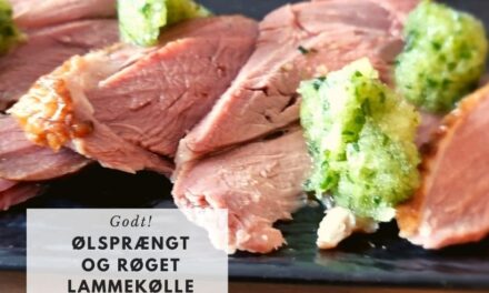 Ølsprængt røget lammekølle