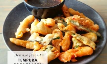 Tempura Grøntsager med dip sauce